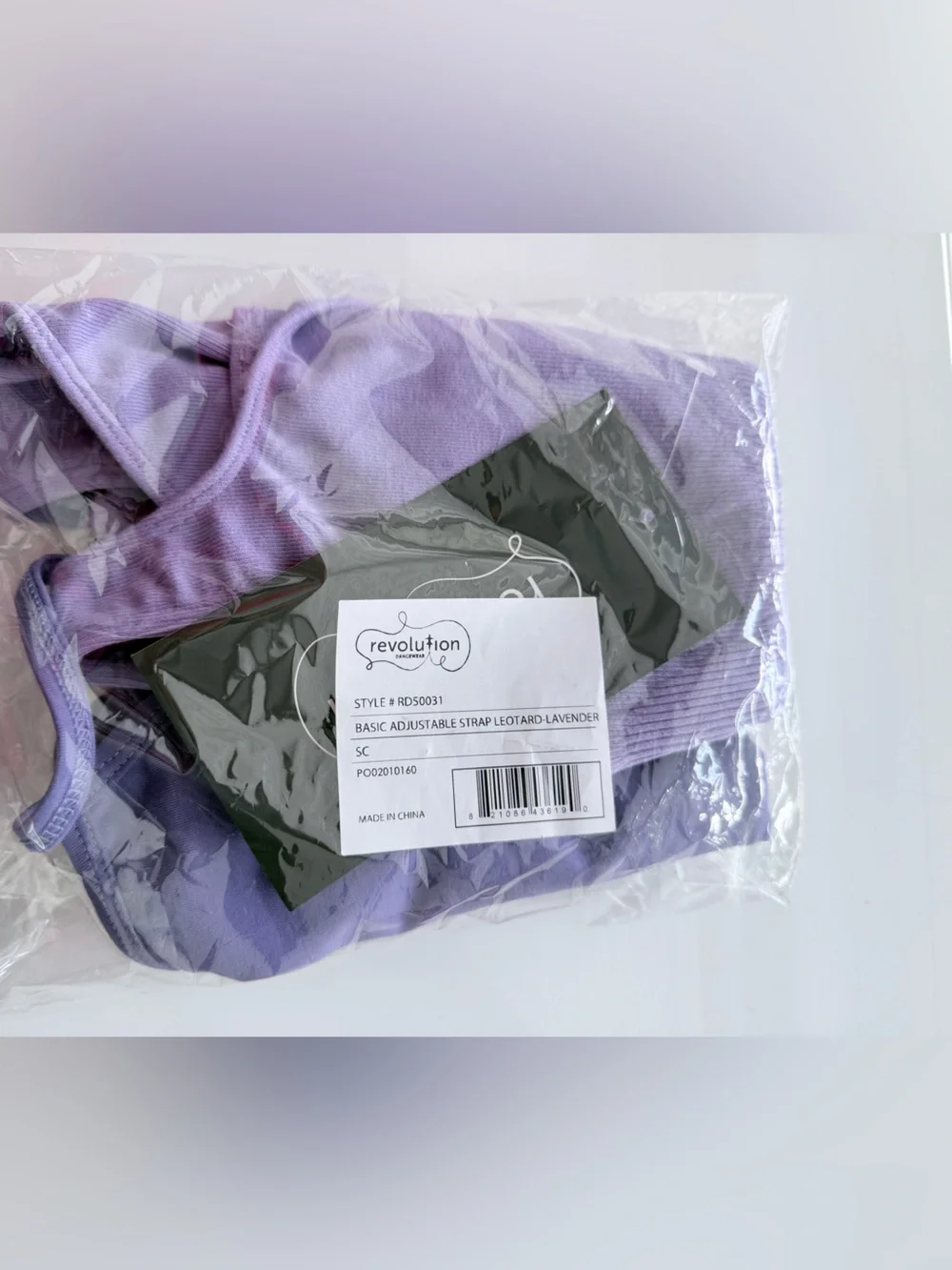 Revolution girls Lavender One-Piece dance leotards set basic Small